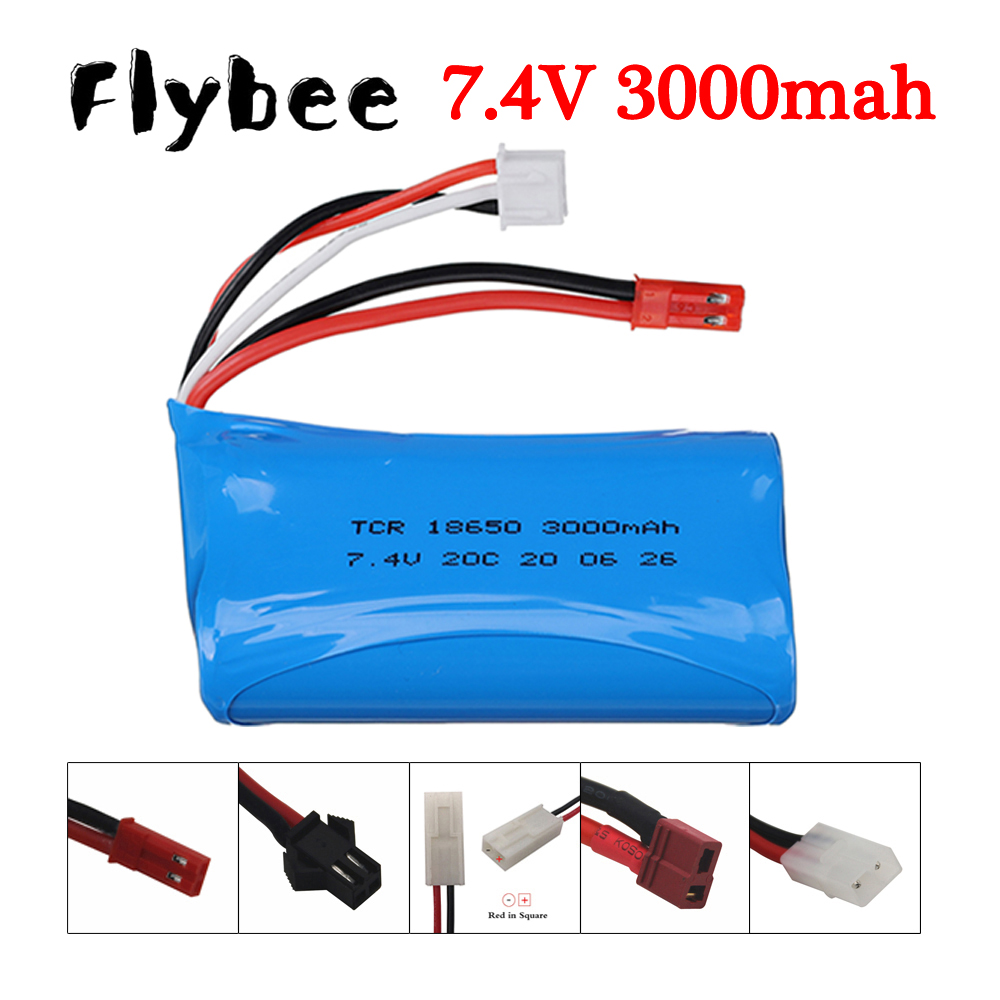 Lithium Battery 12V - 7.4 V 3000 mAh 18650 batteria