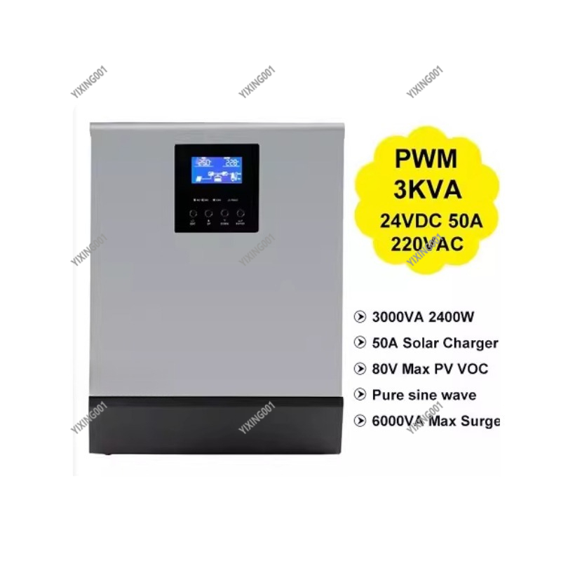 Charge Controller Solar - Inverter Solare 3KVA/2400W 24V - Regolatore