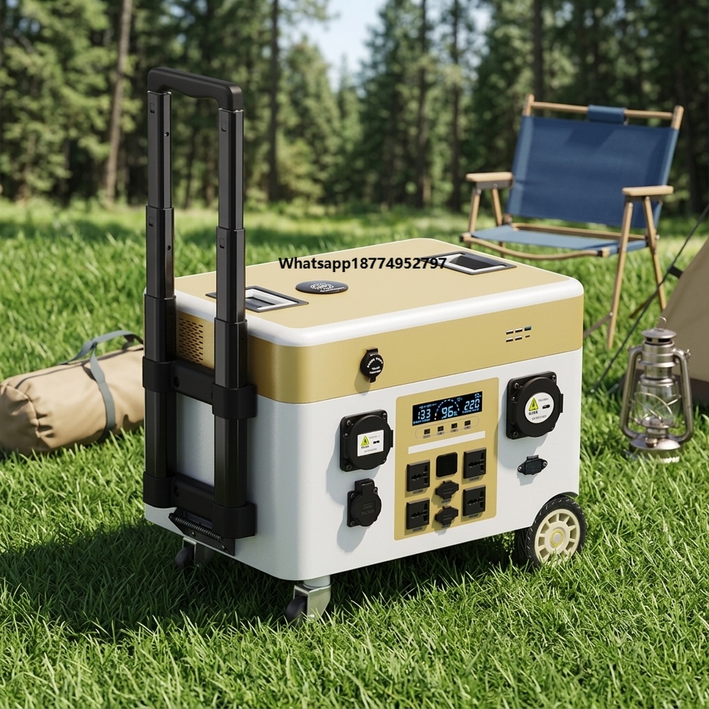 Portable Power Station - Generatore Solare Portatile da 5000Wh, Pannello