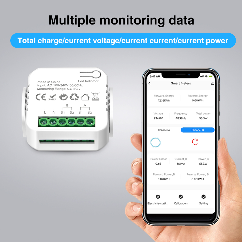 Tuya Smart Wifi Contatore di e - Energy Monitor Meter recensione e prezzo