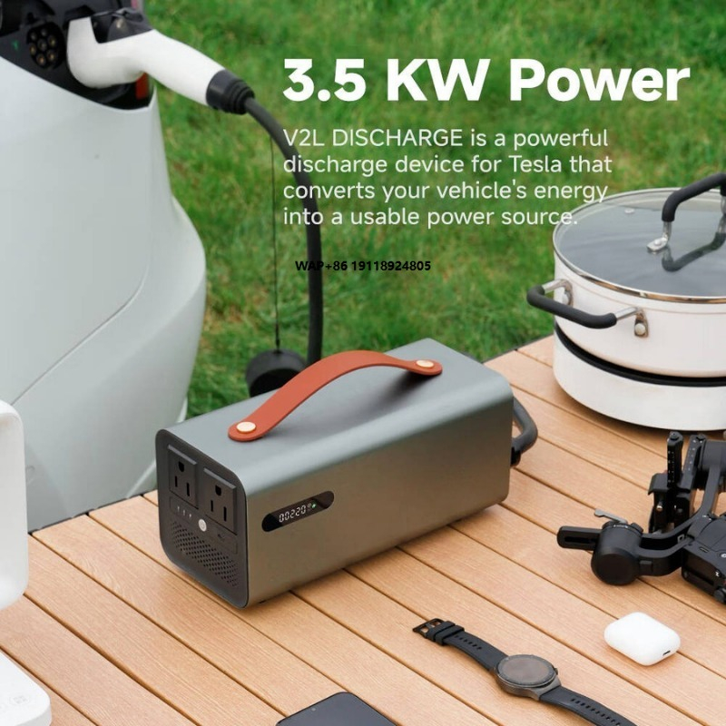 Stazione di Scarica V2L NACS d - Outdoor Power Station recensione e prezzo