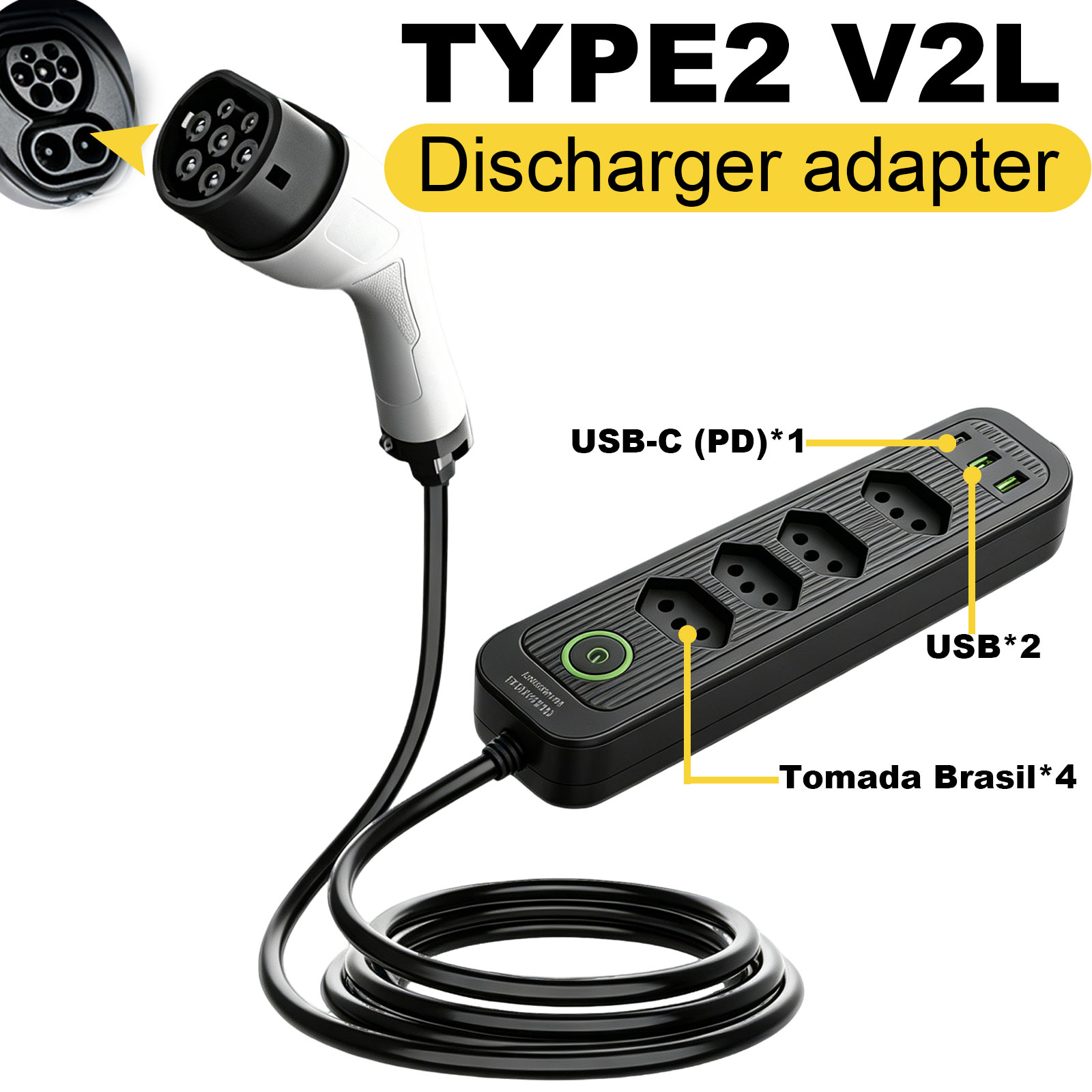 Adattatore di scarica V2L Tipo - Outdoor Power Station recensione e prezzo
