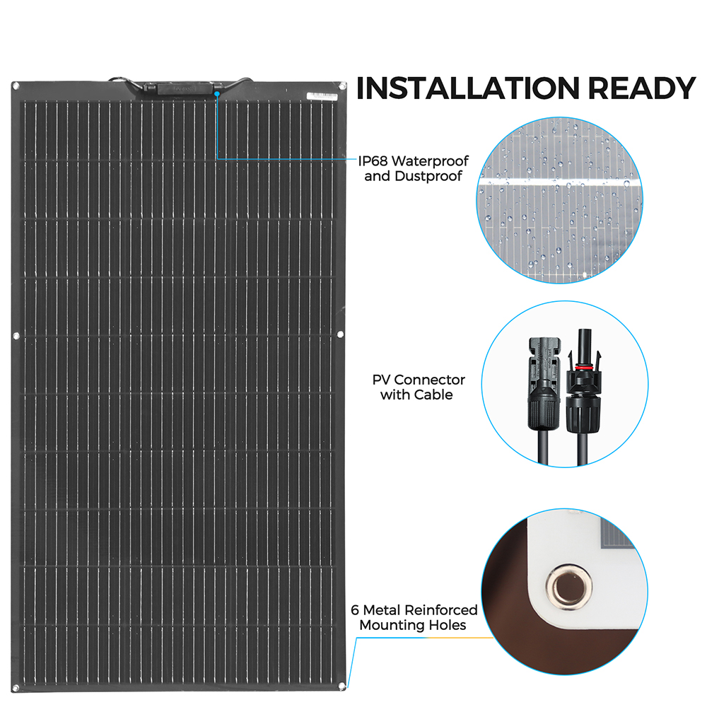 Pannello solare flessibile da  - Solar Panel 200W recensione e prezzo
