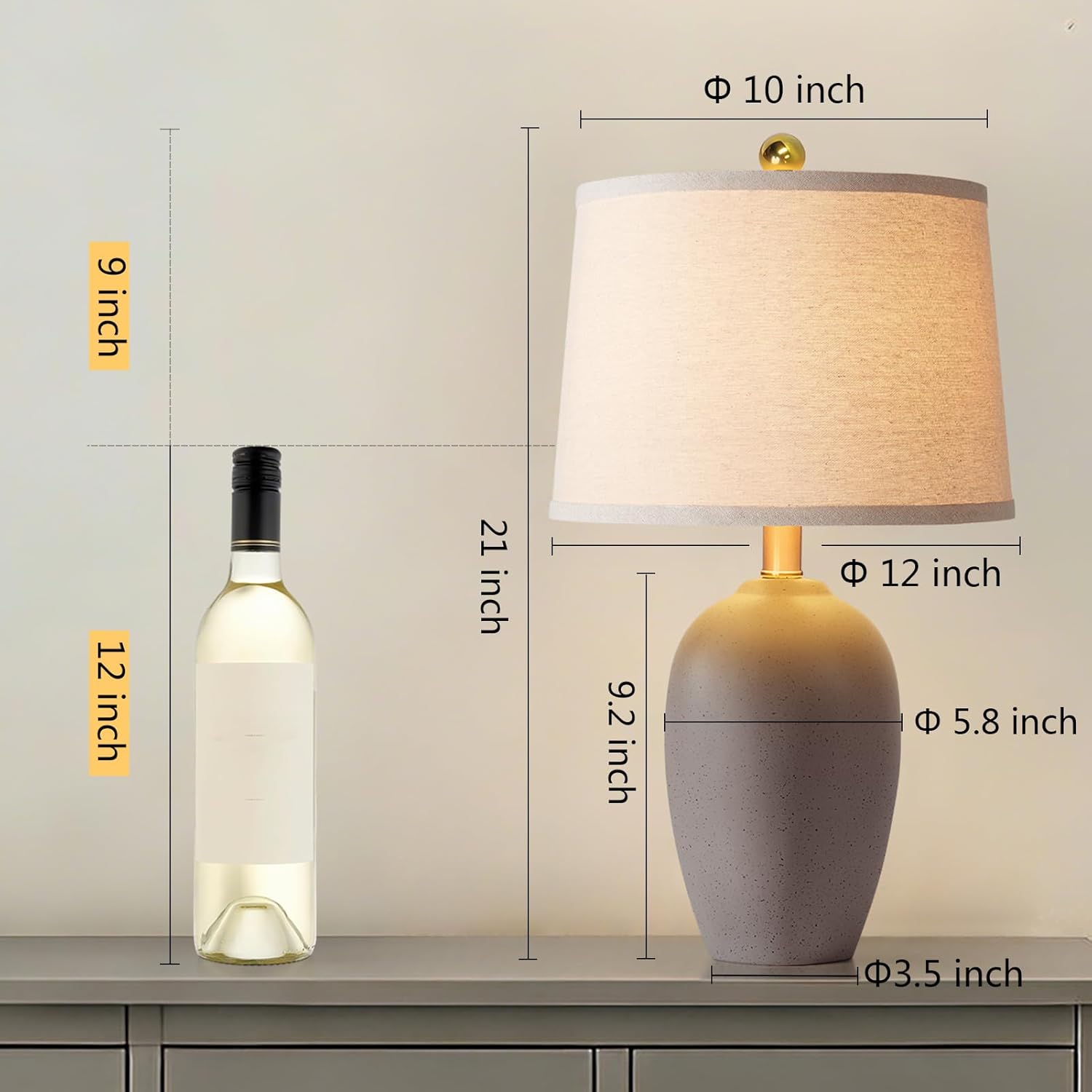 Set di 2 Lampade da Tavolo in  - Solar Lamp recensione e prezzo